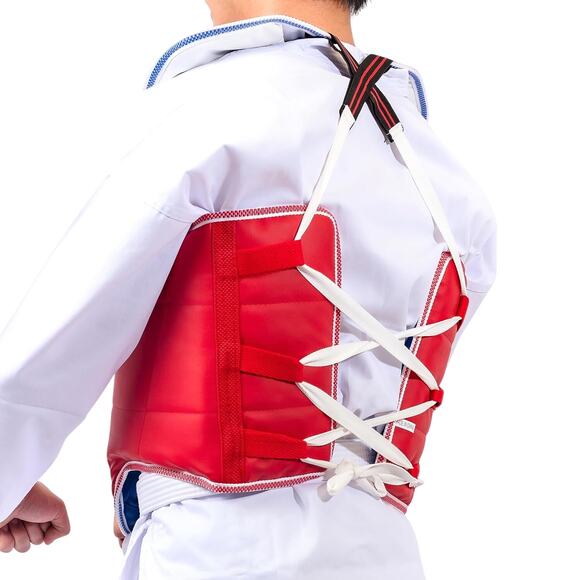 AAMA Olympic Style Reversible Taekwondo Chest Guard Sz #1 Protective Equipment - Picture 4 of 10